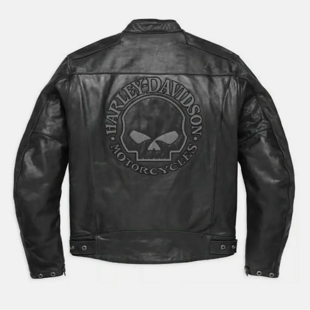 Mens Large Harley Davidson Leather Jacket